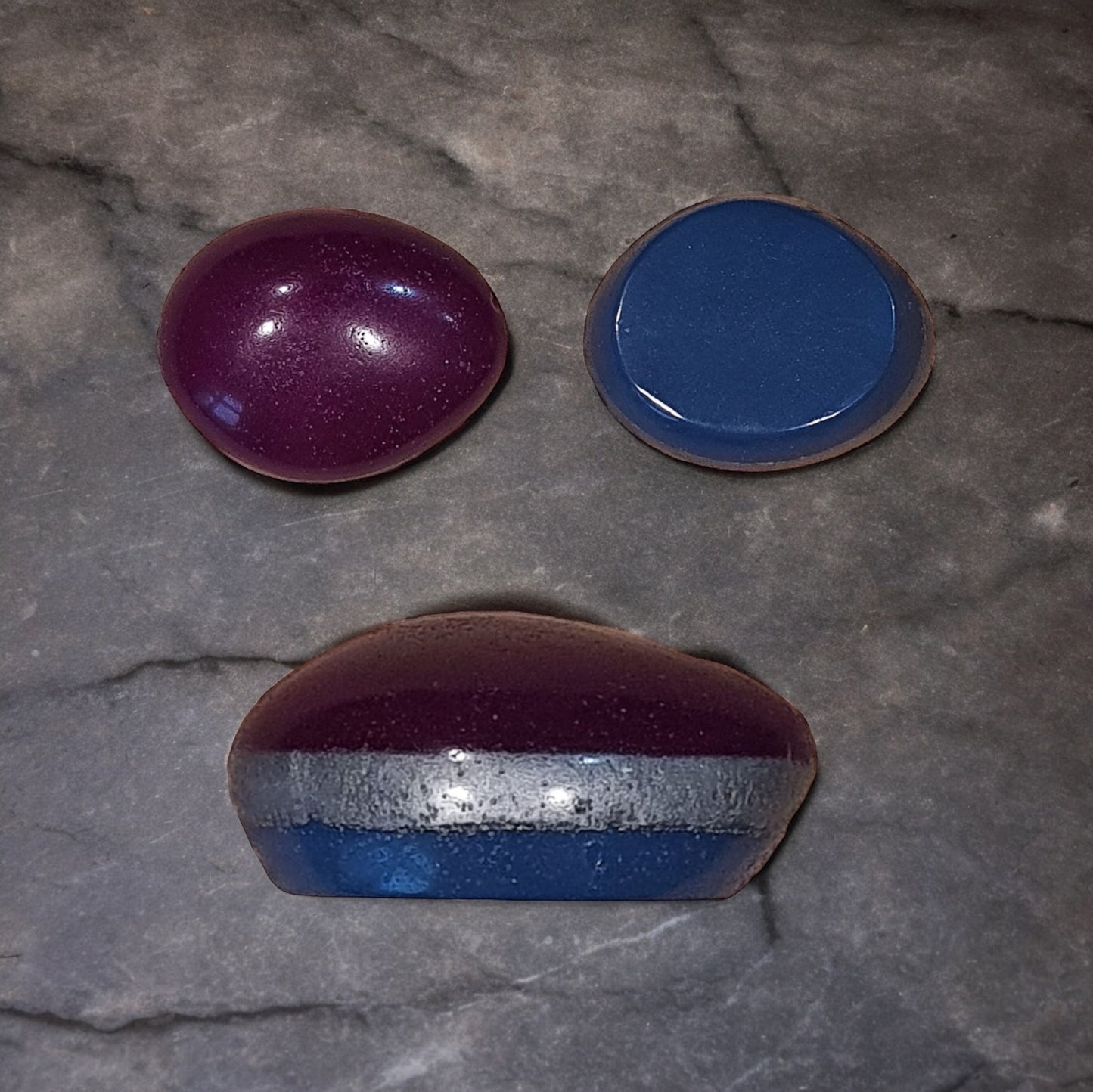 Orgosoin tricolore VIOLET, INDIGO & BLANC